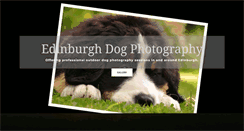 Desktop Screenshot of edinburghdogphotography.com